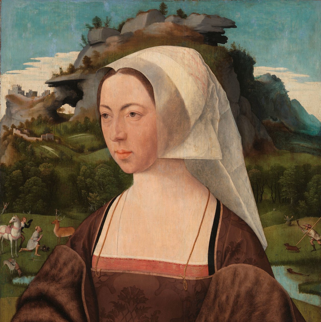Portrait of an Unknown Woman by Jan Jansz Mostaert