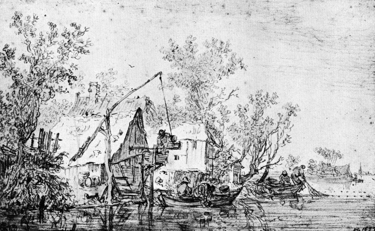 A Dutch River, 1913 by Jan Josephsz van Goyen