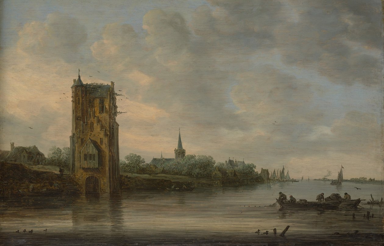 The Pelkus Gate near Utrecht by Jan Josephsz van Goyen