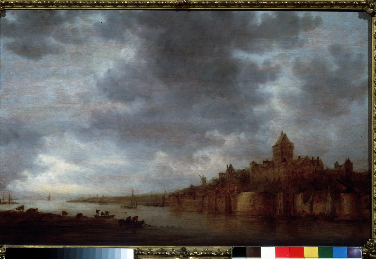 The Valkhof at Nijmegen by Jan Josephsz van Goyen