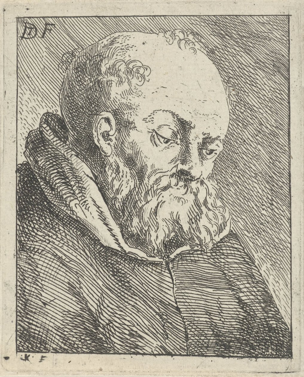 Portrait of a Monk by Jan Lauwryn Krafft (I)