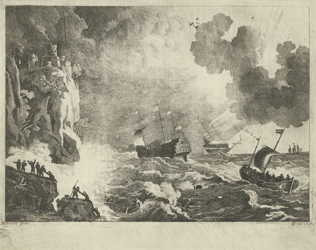 Shipwreck by Jan Lauwryn Krafft (I)