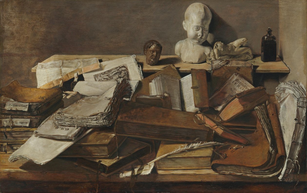 Book Still Life by Jan Lievens