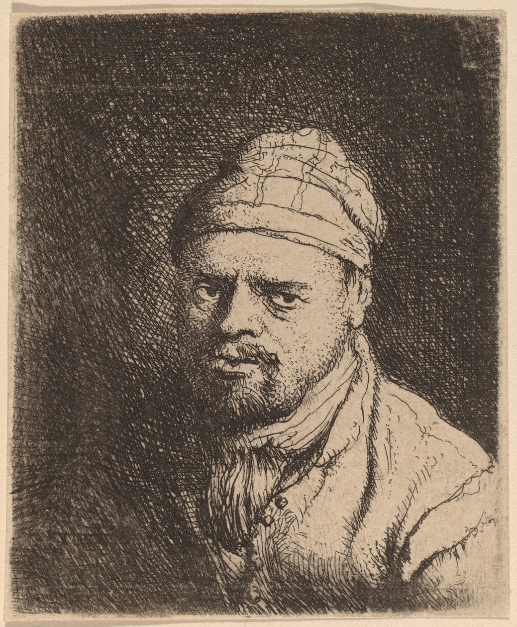Bust of a Cook with Cap by Jan Lievens