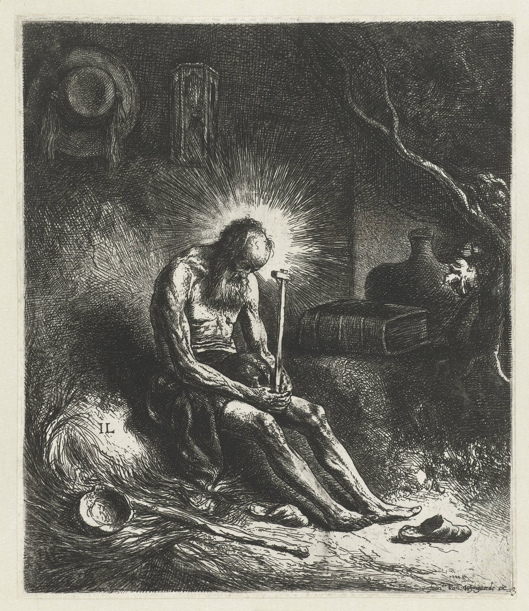 Saint Jerome by Jan Lievens