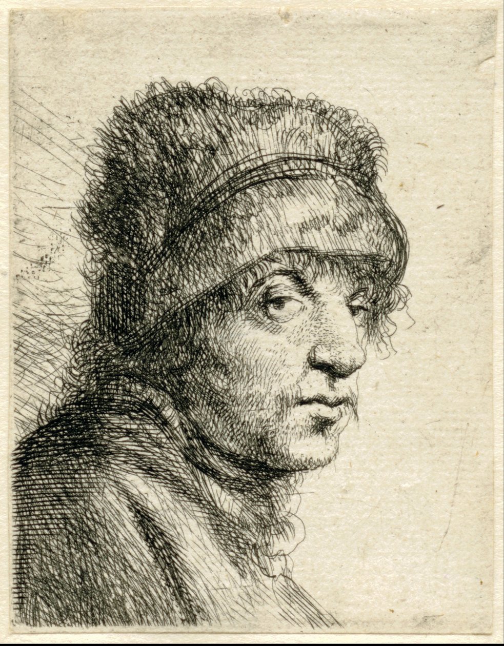 Head of a Man with Cap by Jan Lievens