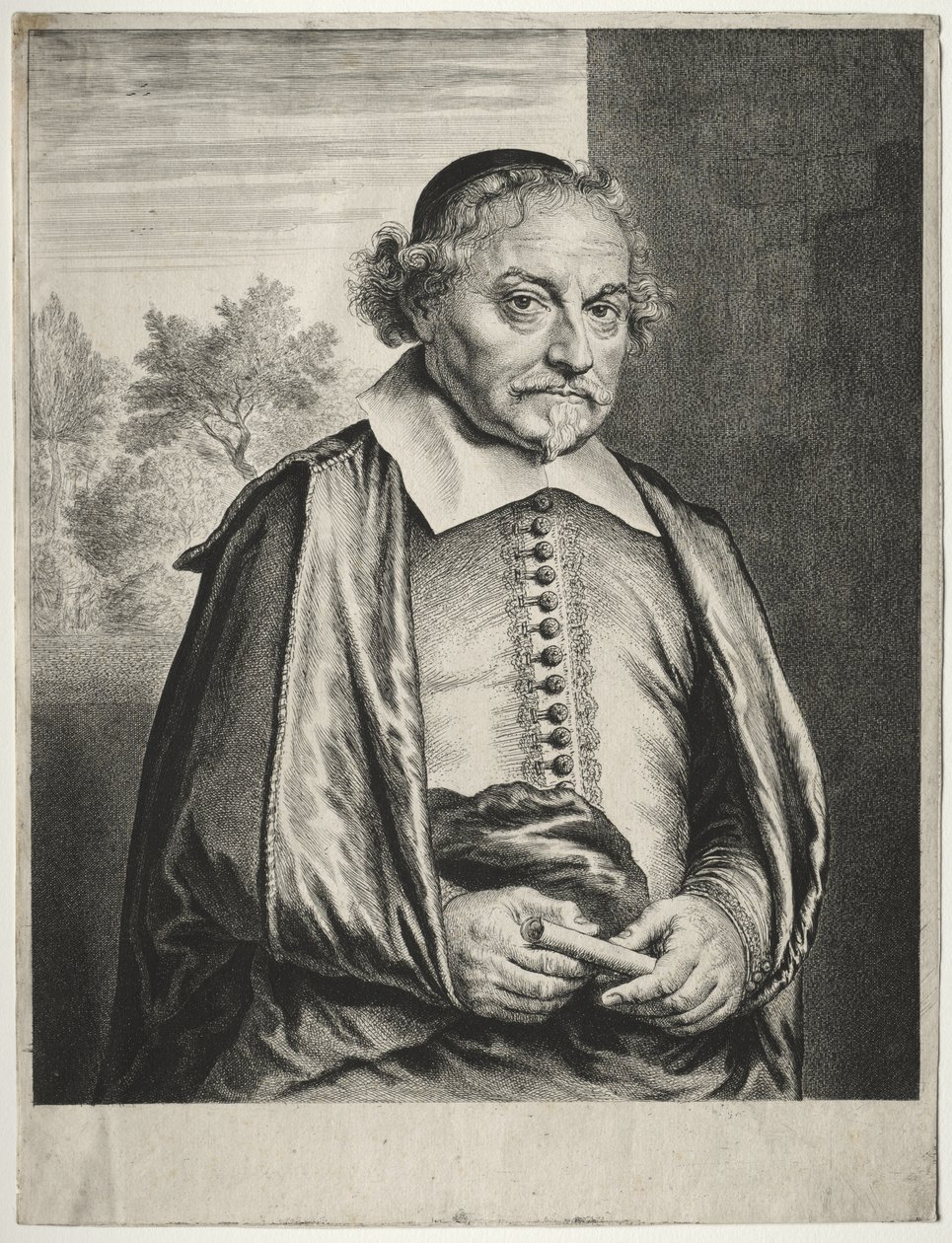 Justus Vondel by Jan Lievens