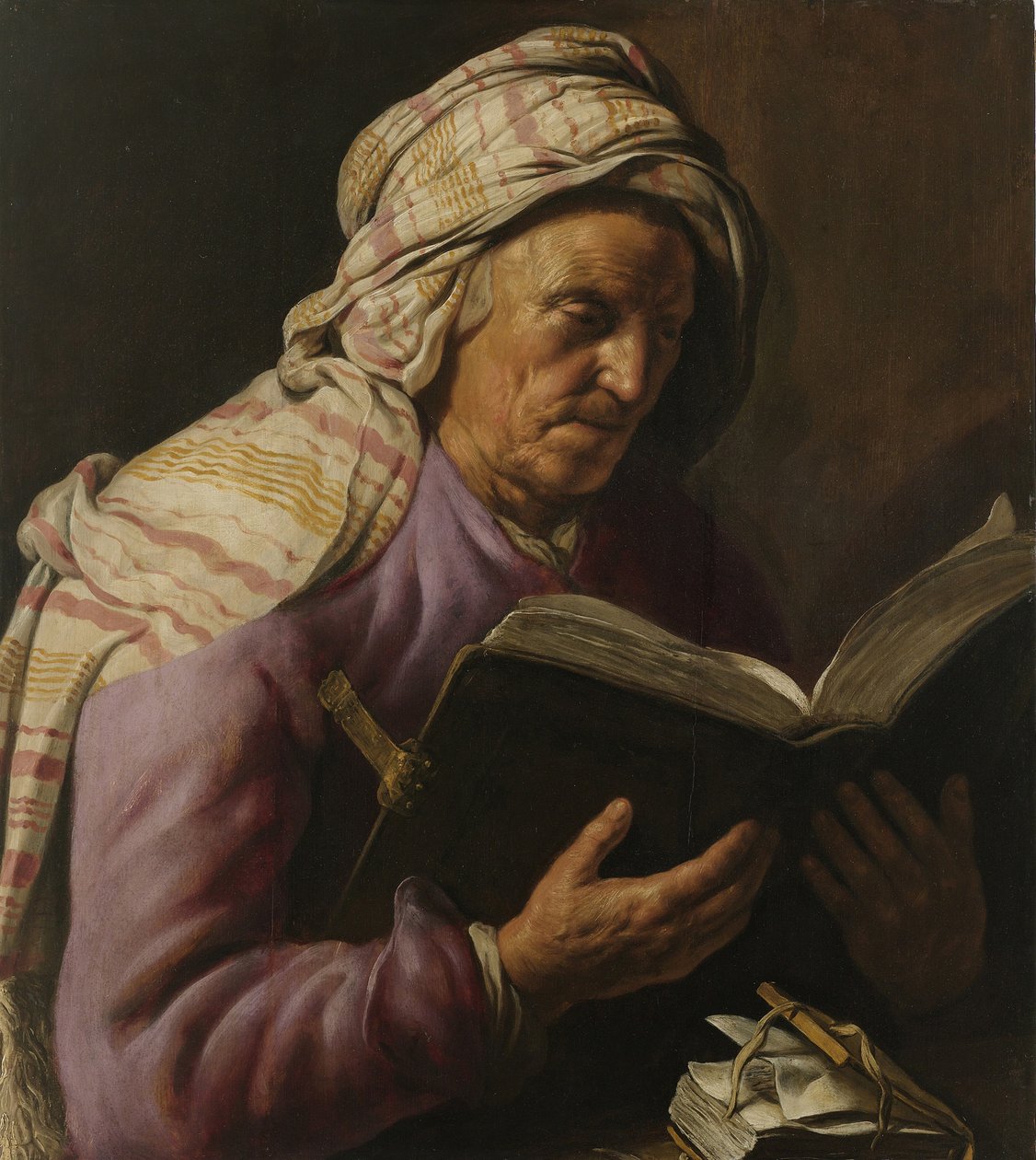 Old Woman Reading, 1626-1633 by Jan Lievens