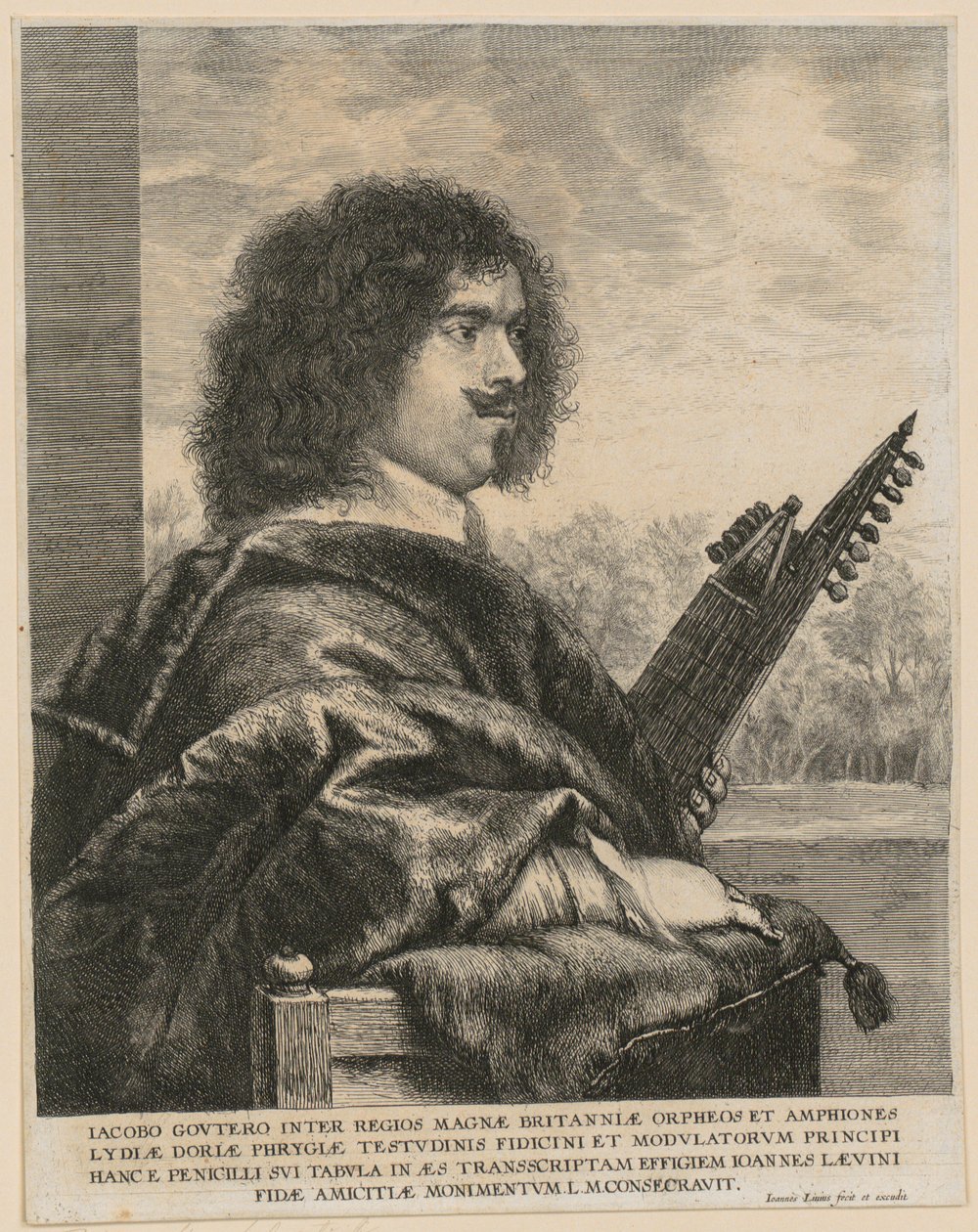 Portrait of Jacques Gaultier (Gouter) by Jan Lievens