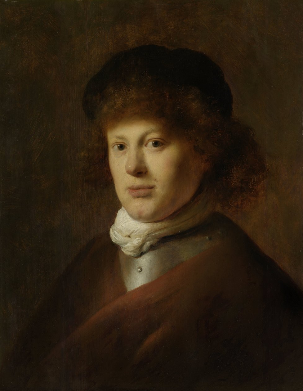 Portrait of Rembrandt van Rijn by Jan Lievens