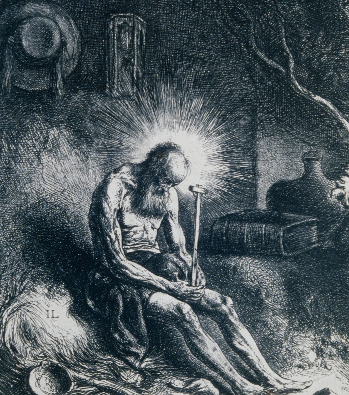 Saint Jerome by Jan Lievens