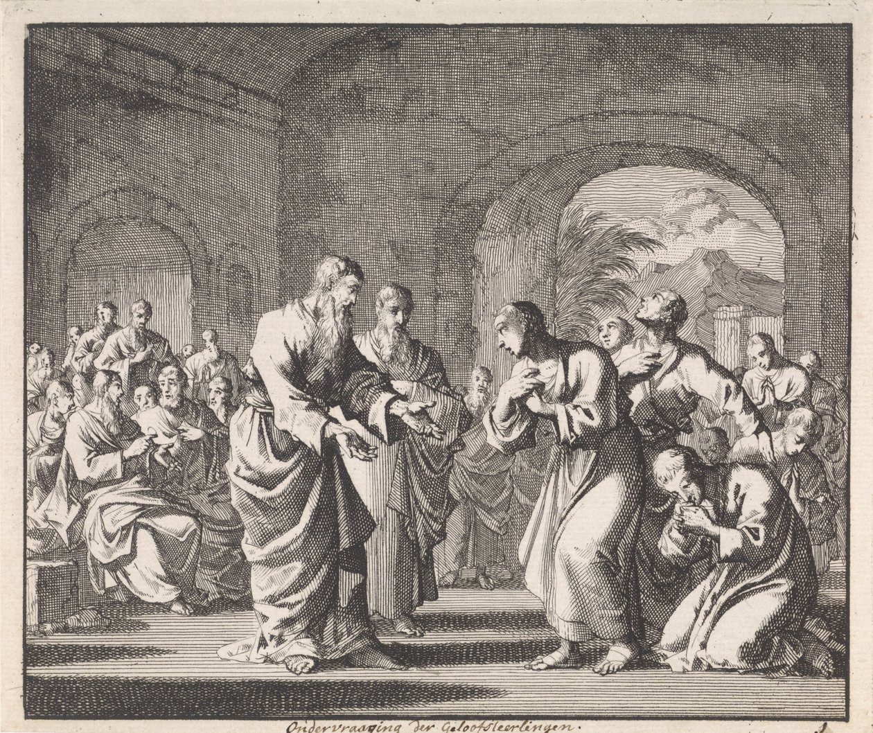 Catechism of Five Believers by Jan Luyken