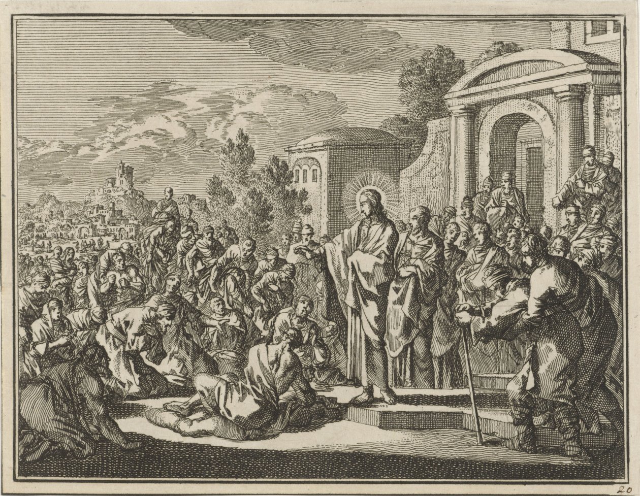 Christ Healing the Sick by Jan Luyken