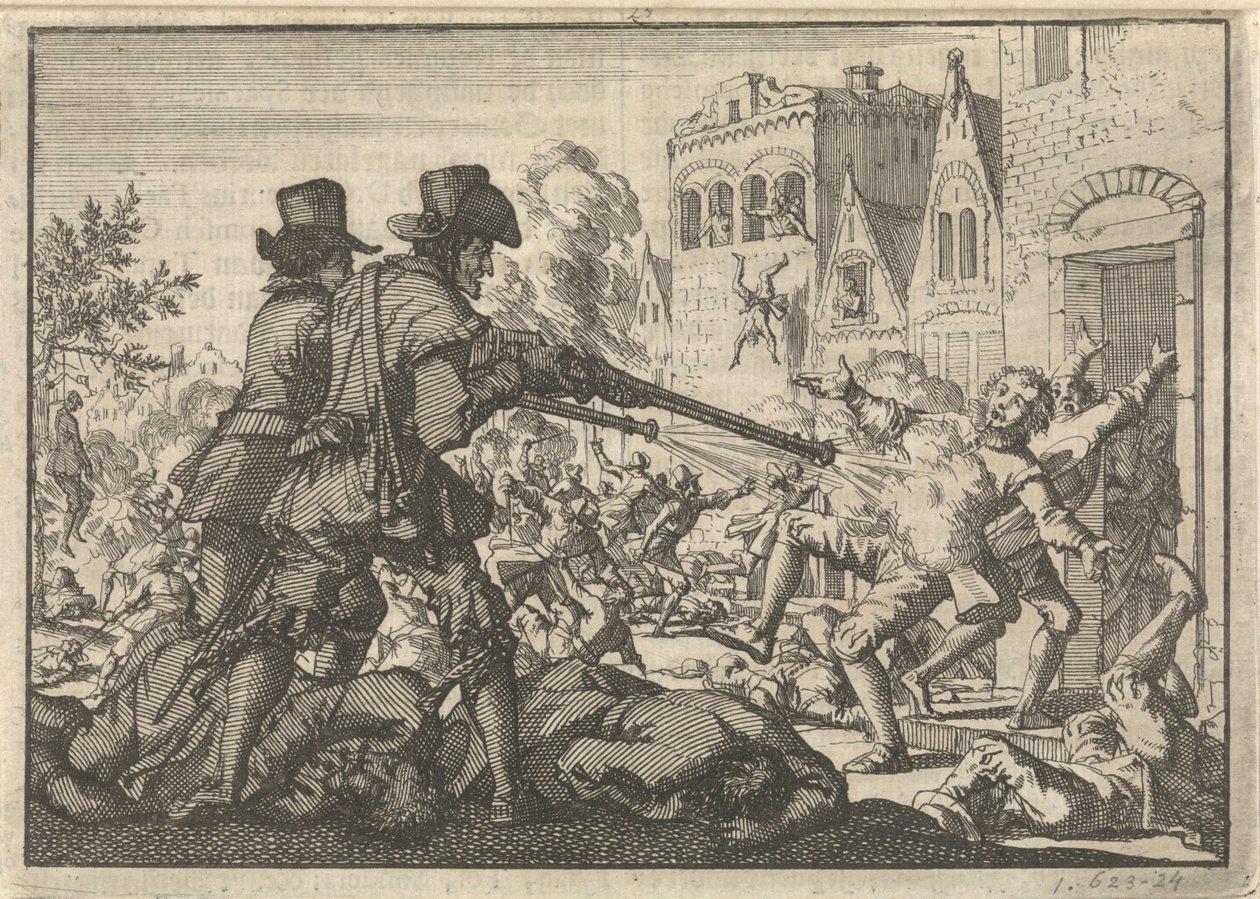 Murder of Reformers in Tirano, 1620 by Jan Luyken