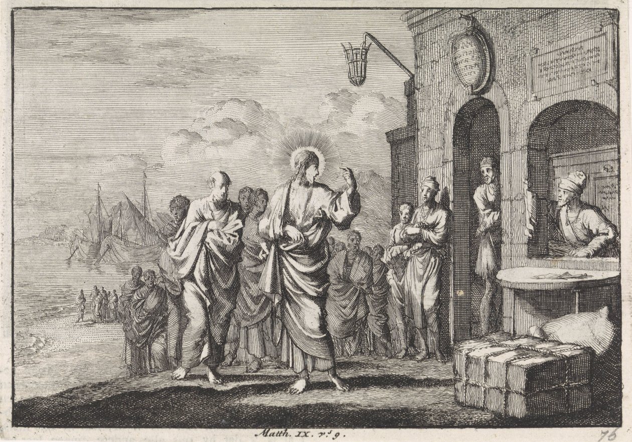 Calling of Matthew by Jan Luyken
