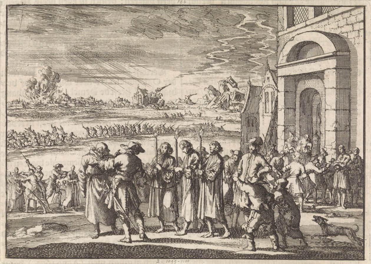 Persecution of Protestants in France, 1672 by Jan Luyken