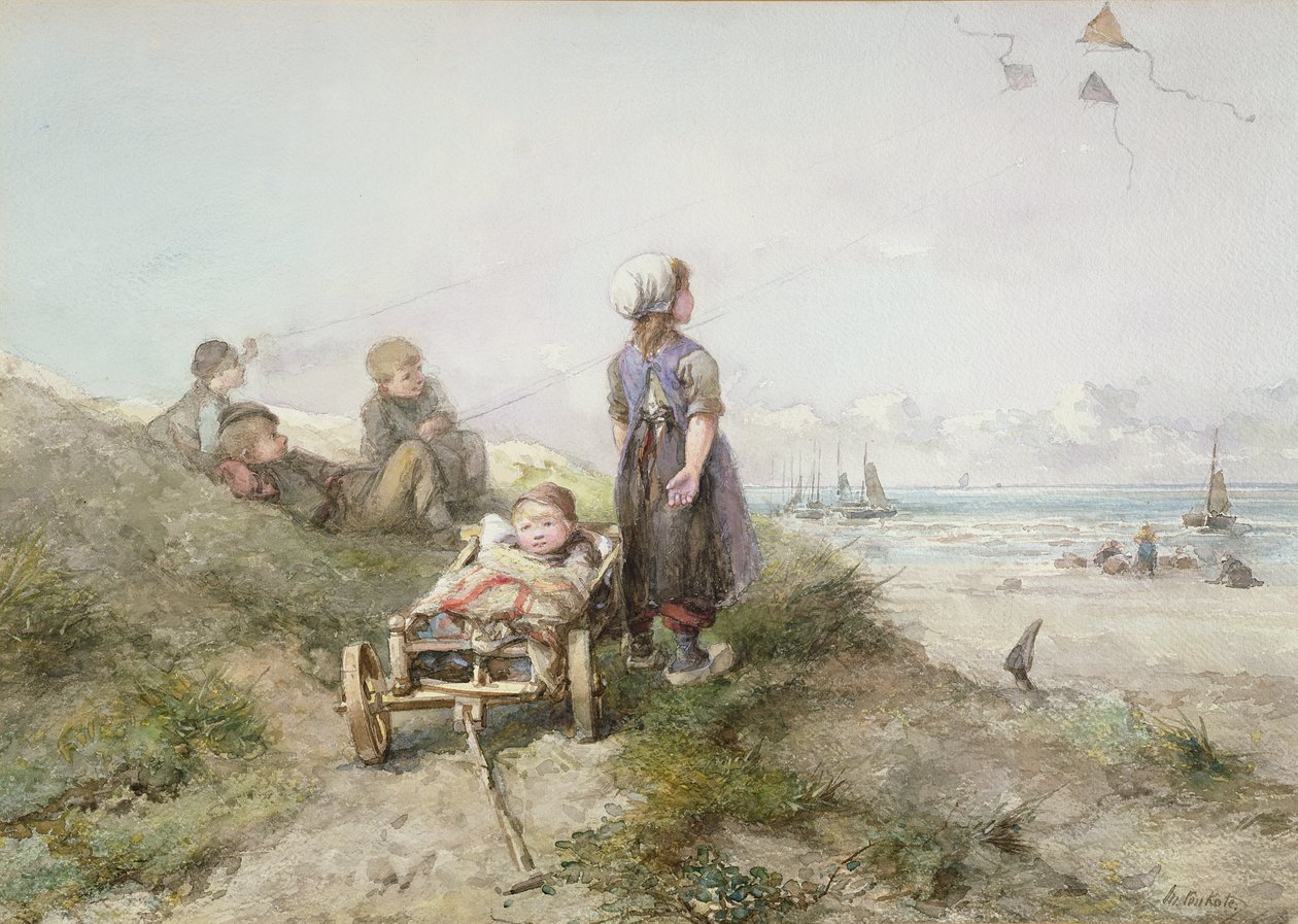 Kite Flying by Jan Mari Henri Ten Kate