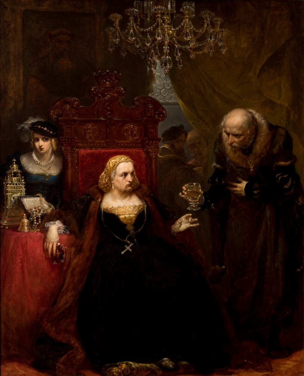 Poisoning of Queen Bona by Jan Matejko