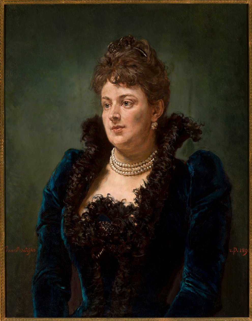 Portrait of Bony Ossowiecka by Jan Matejko