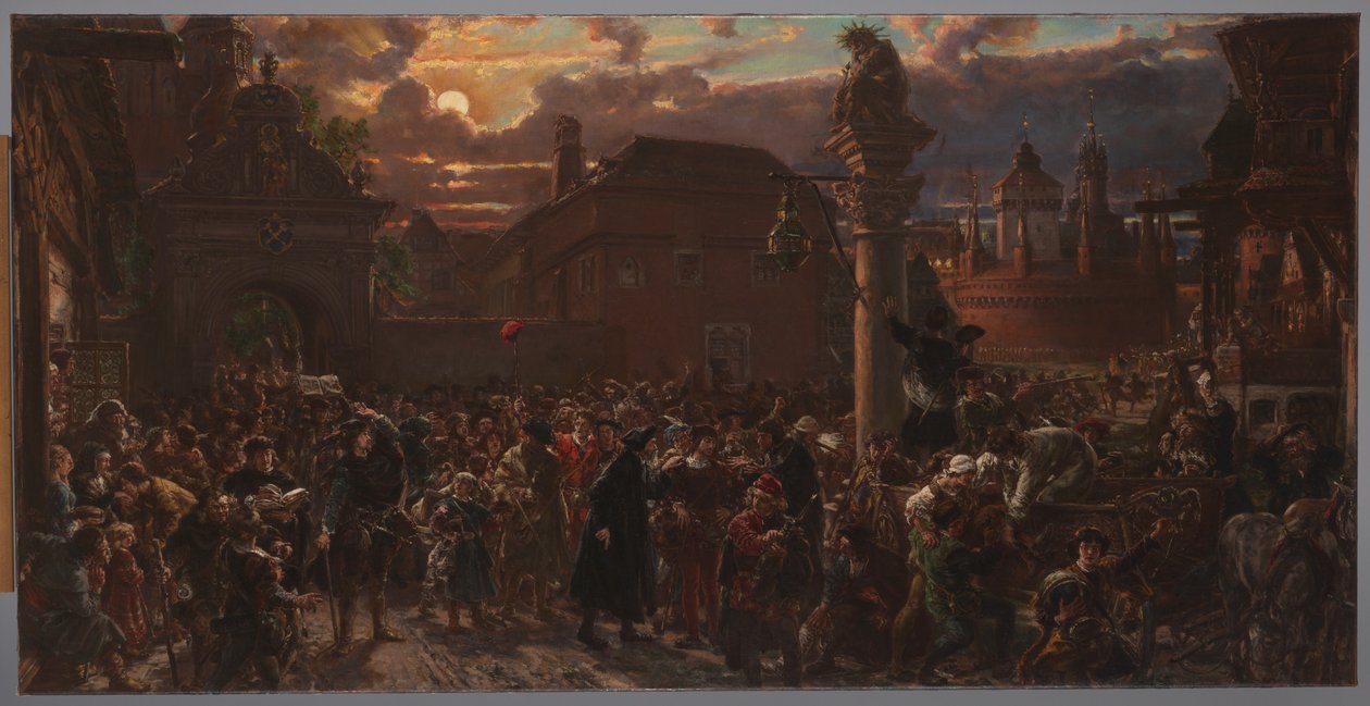 Departure of Students from Krakow in 1549 by Jan Matejko
