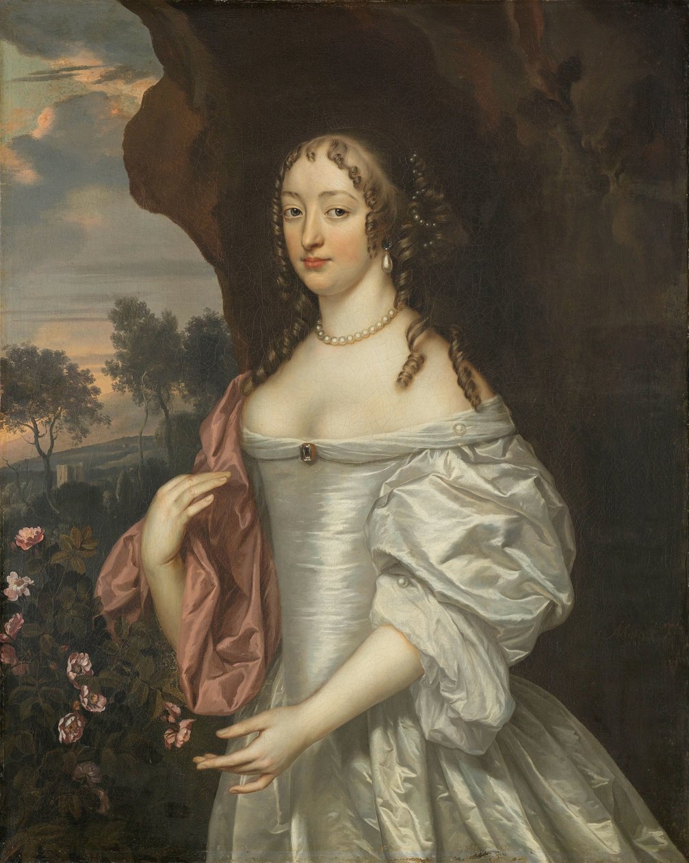 Portrait of Jacoba van Orliens, Wife of Jacob de Witte of Haamstede by Jan Mijtens