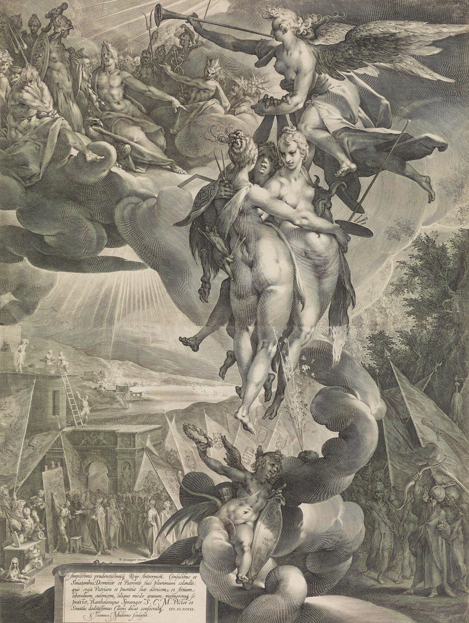 Apotheosis of the Arts, ca. 1619 by Jan Muller