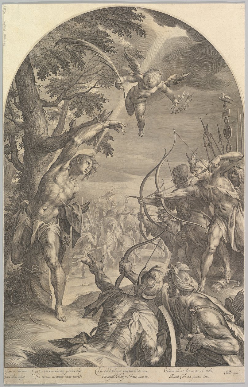 Martyrdom of St. Sebastian by Jan Muller