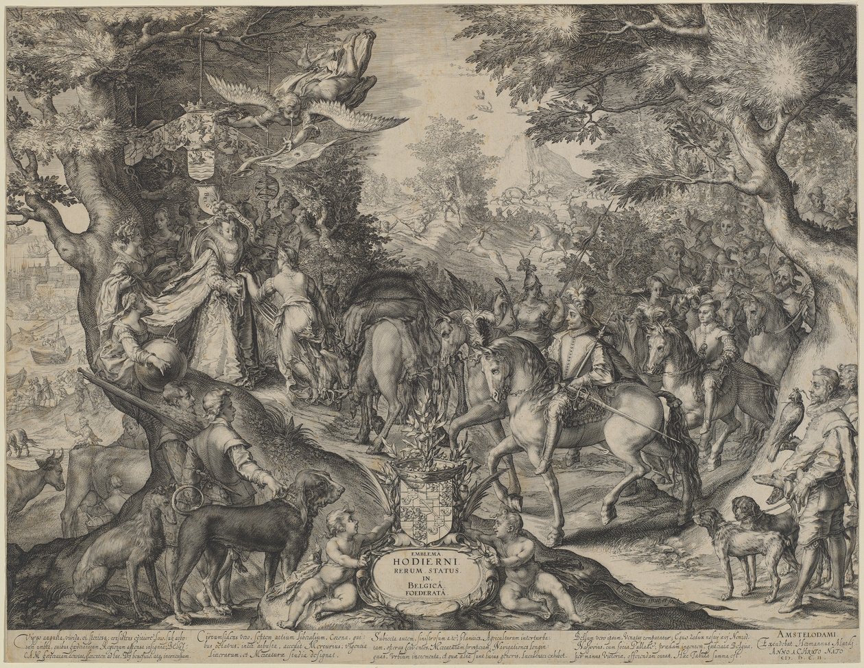 Allegory of Flourishing State of the United Provinces by Jan Pietersz Saenredam
