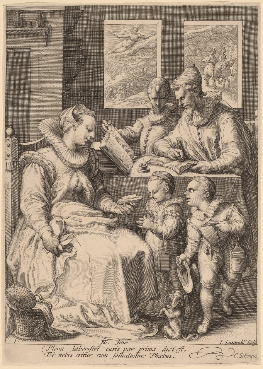 Morning by Jan Pietersz Saenredam, after Hendrik Goltzius