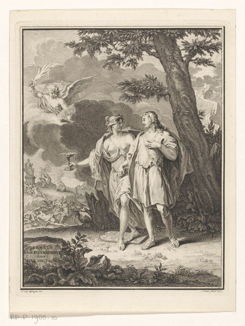 Lust Seduces a Young Man (Title Page for: Dirk Smits, Israel