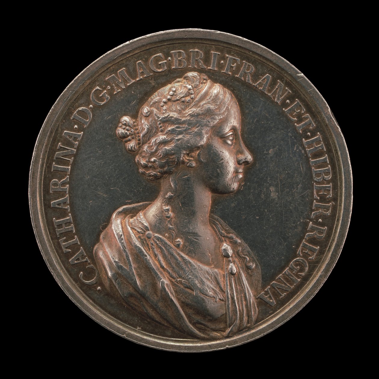 Catherine of Braganza, Wife of Charles II, King of England by Jan Roettiers