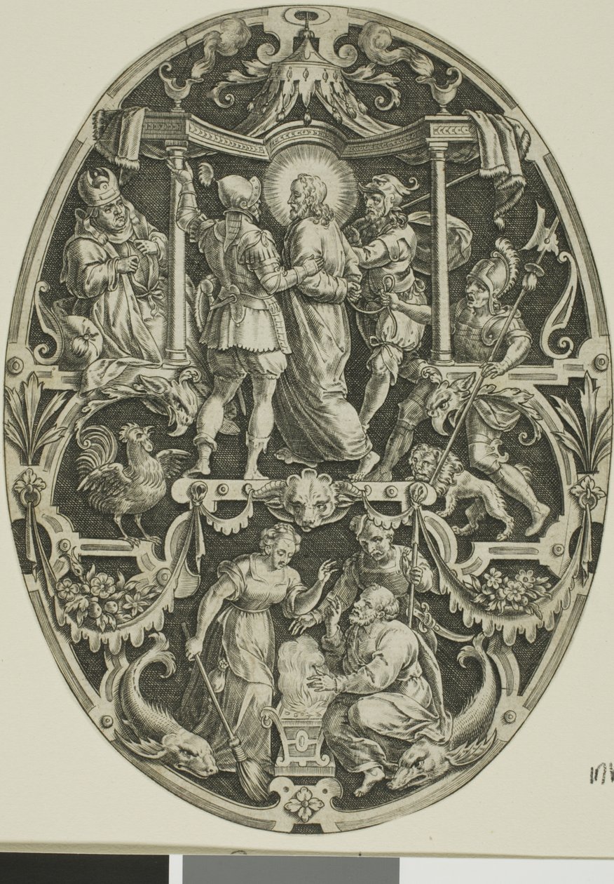 Arrest of Christ, from Passion of Christ by Jan Sadeler I