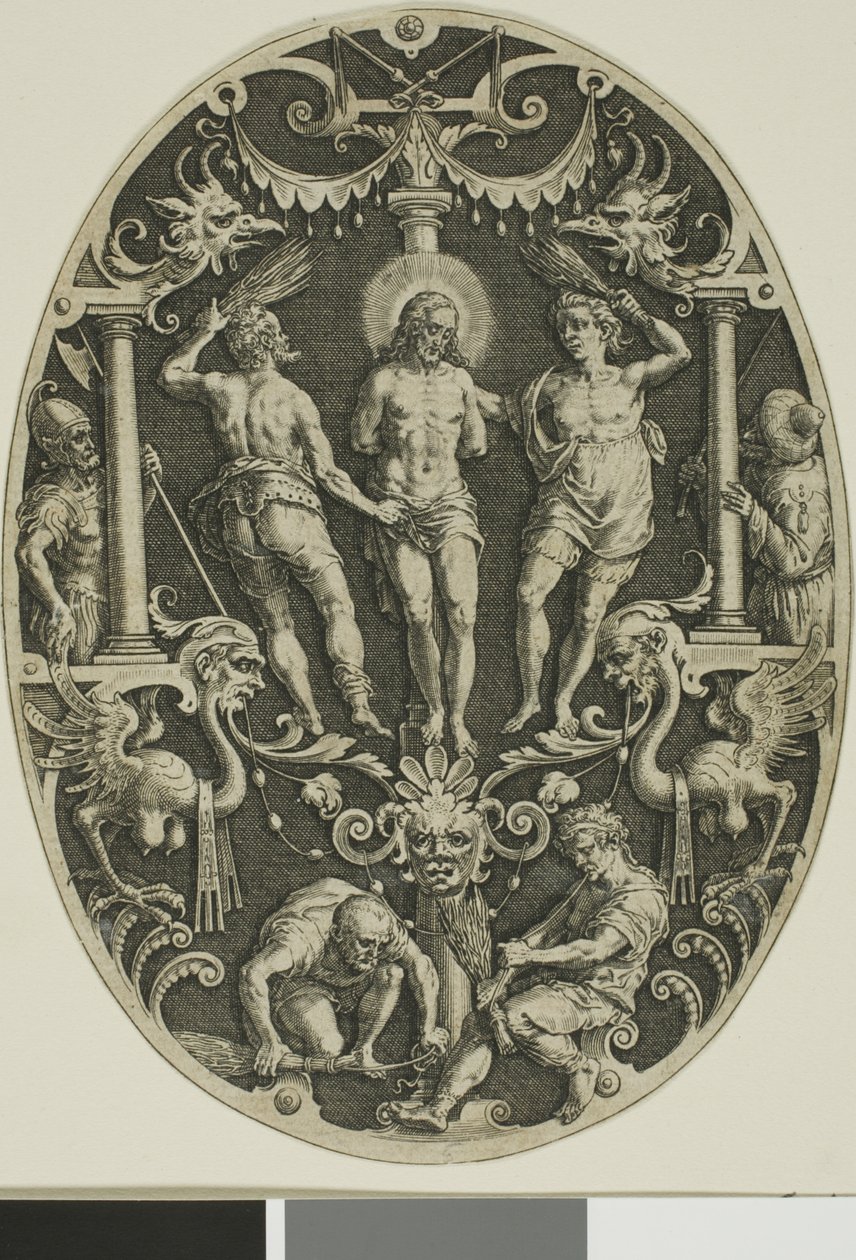 Flagellation, from Passion of Christ by Jan Sadeler I