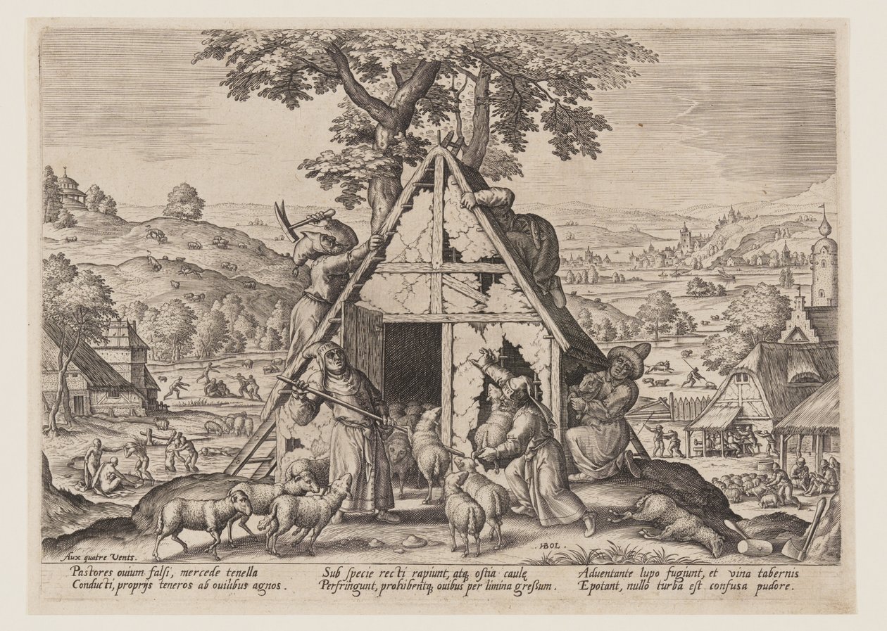 The False Shepherd by Jan Sadeler I