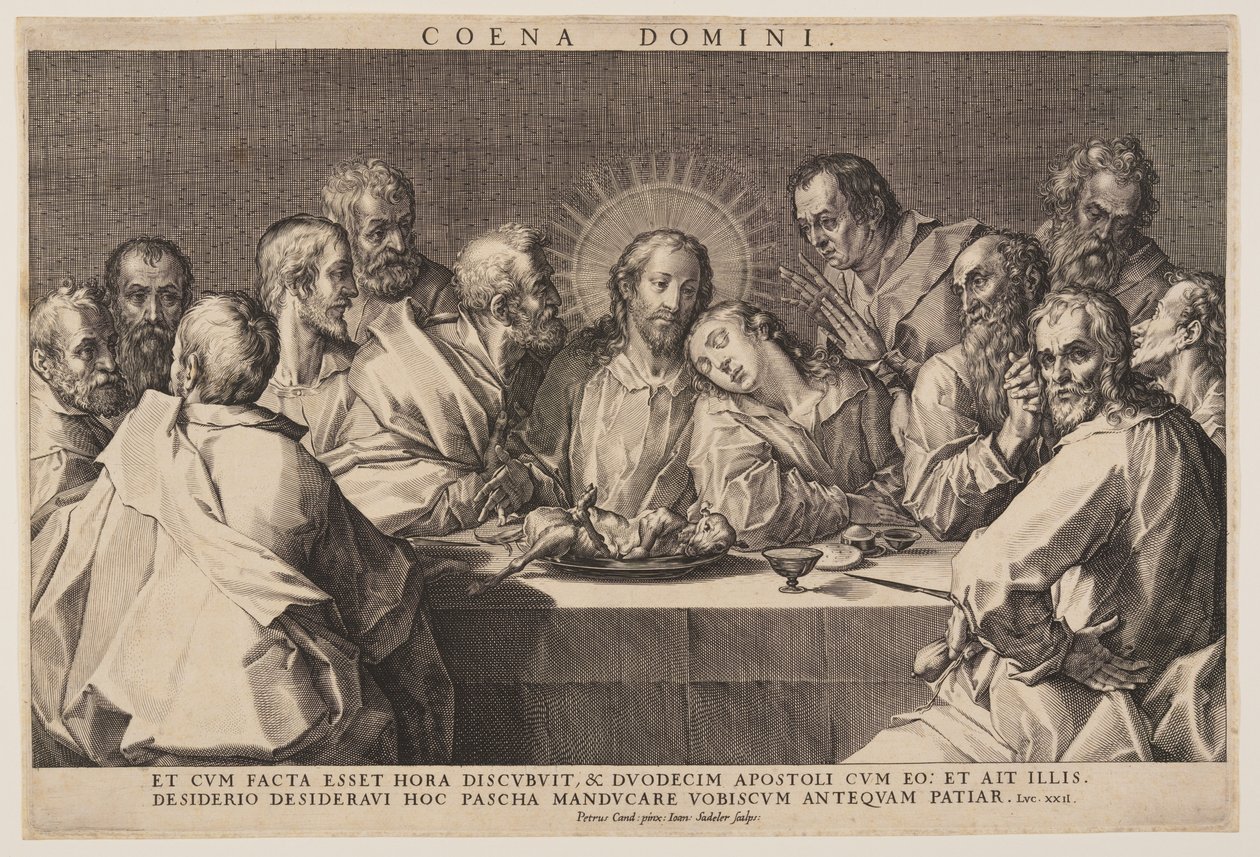 The Last Supper by Jan Sadeler I
