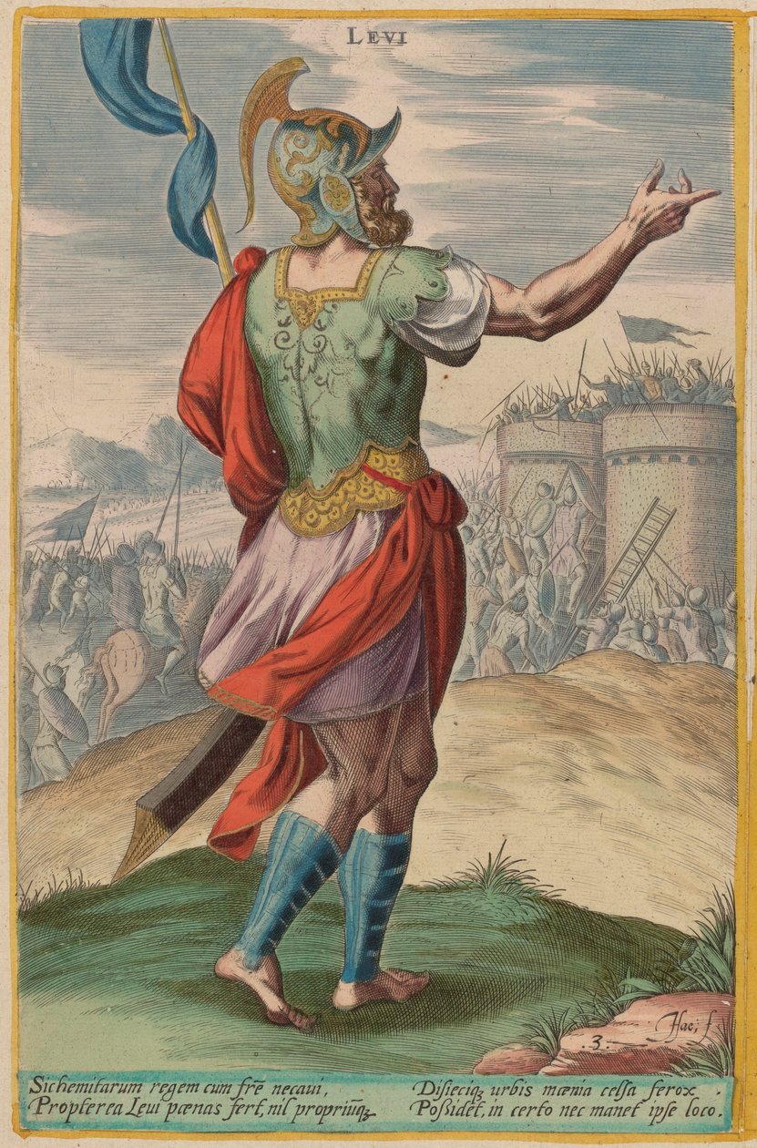 Levi by Jan Sadeler I after Crispen van den Broecke