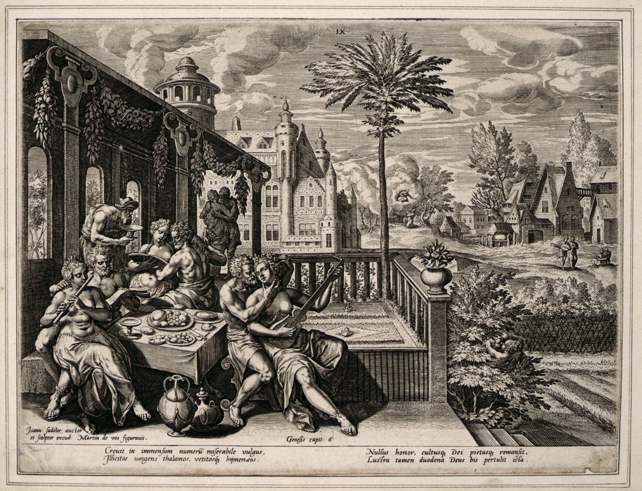 Genesis Chapter 6, Verse 9, c.1600 by Jan Sadler