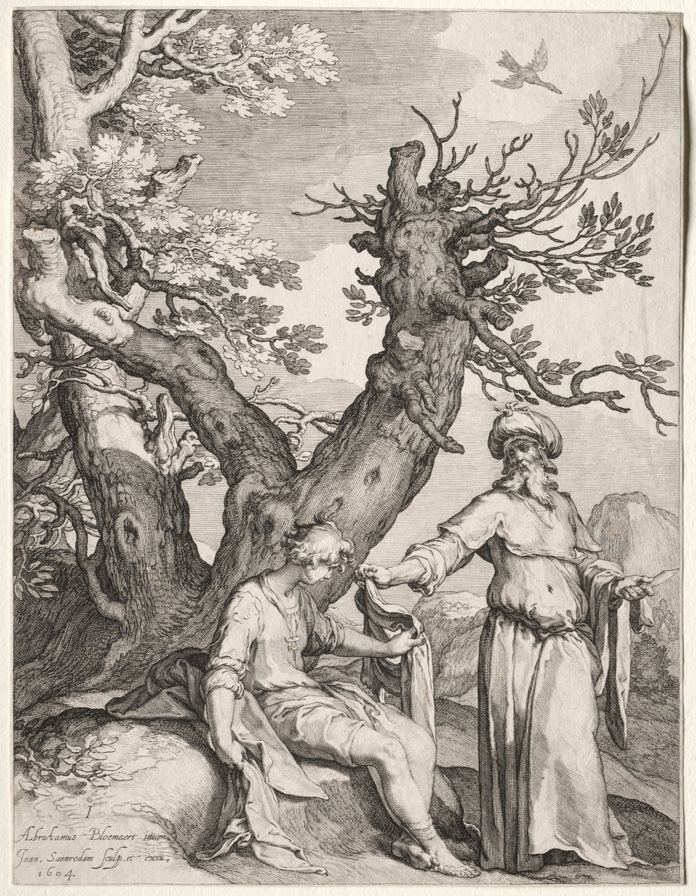 Ahijah and Jeroboam, 1604 by Jan Saenredam