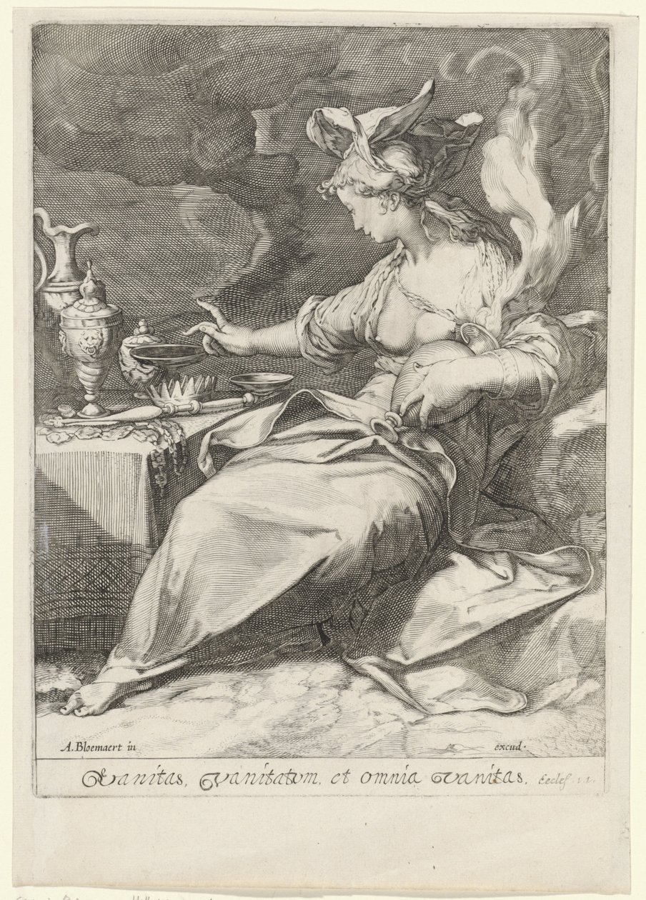 Allegory of Transience (Vanitas) (Vanitas, vanitatum et omnia vanitas) by Jan Saenredam
