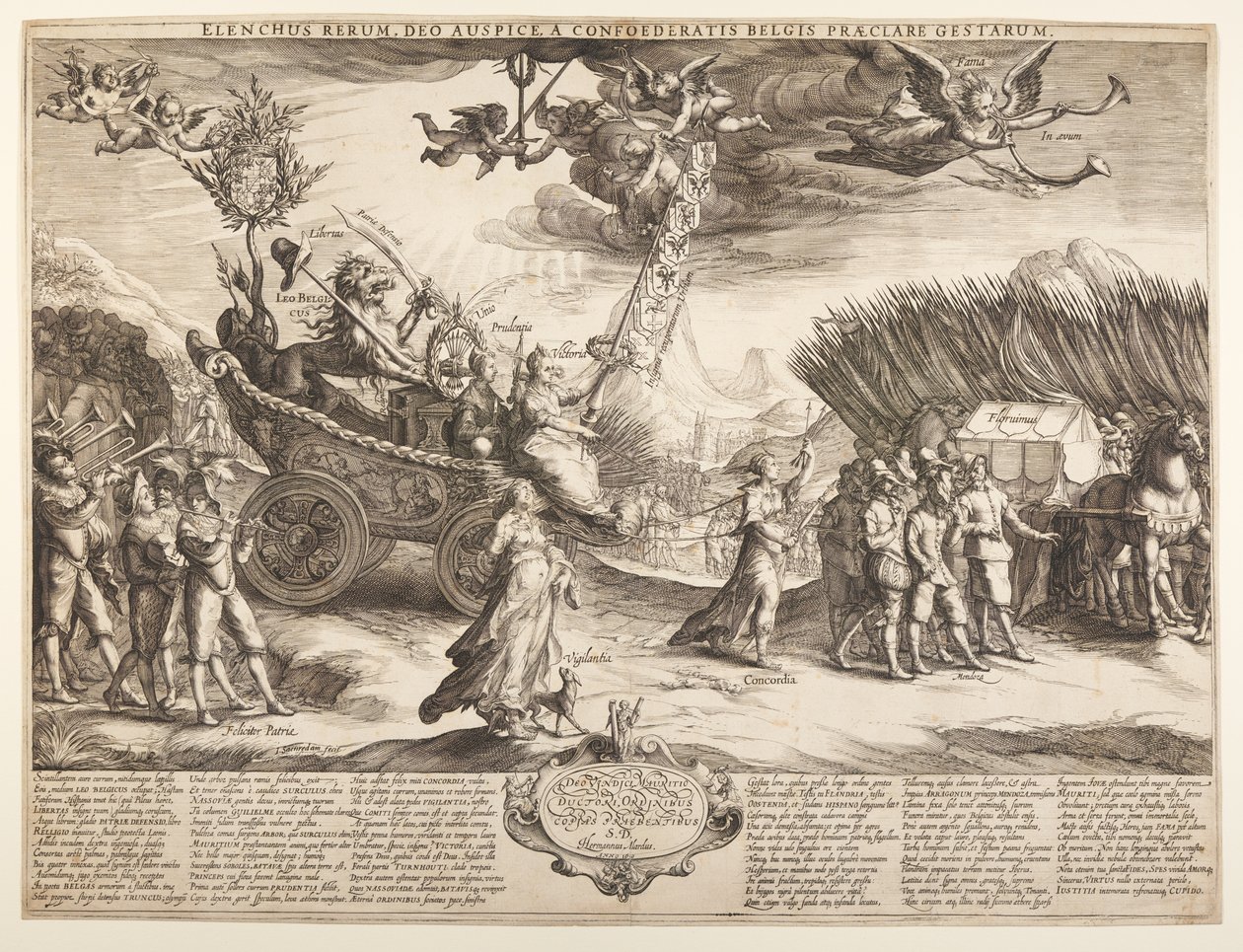 Allegory of the Triumph of the Netherlands over Spain by Jan Saenredam
