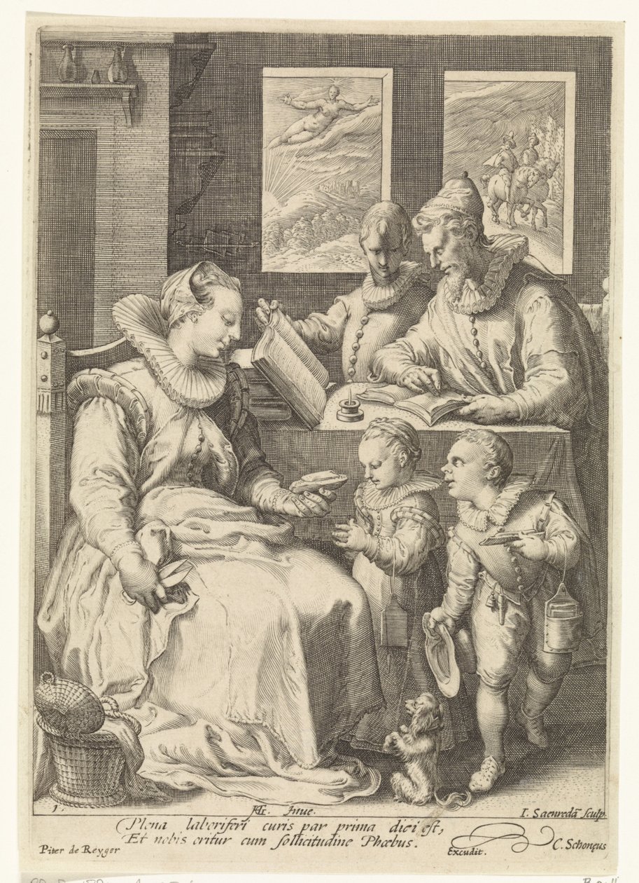 The Morning (The Four Times of the Day) by Jan Saenredam