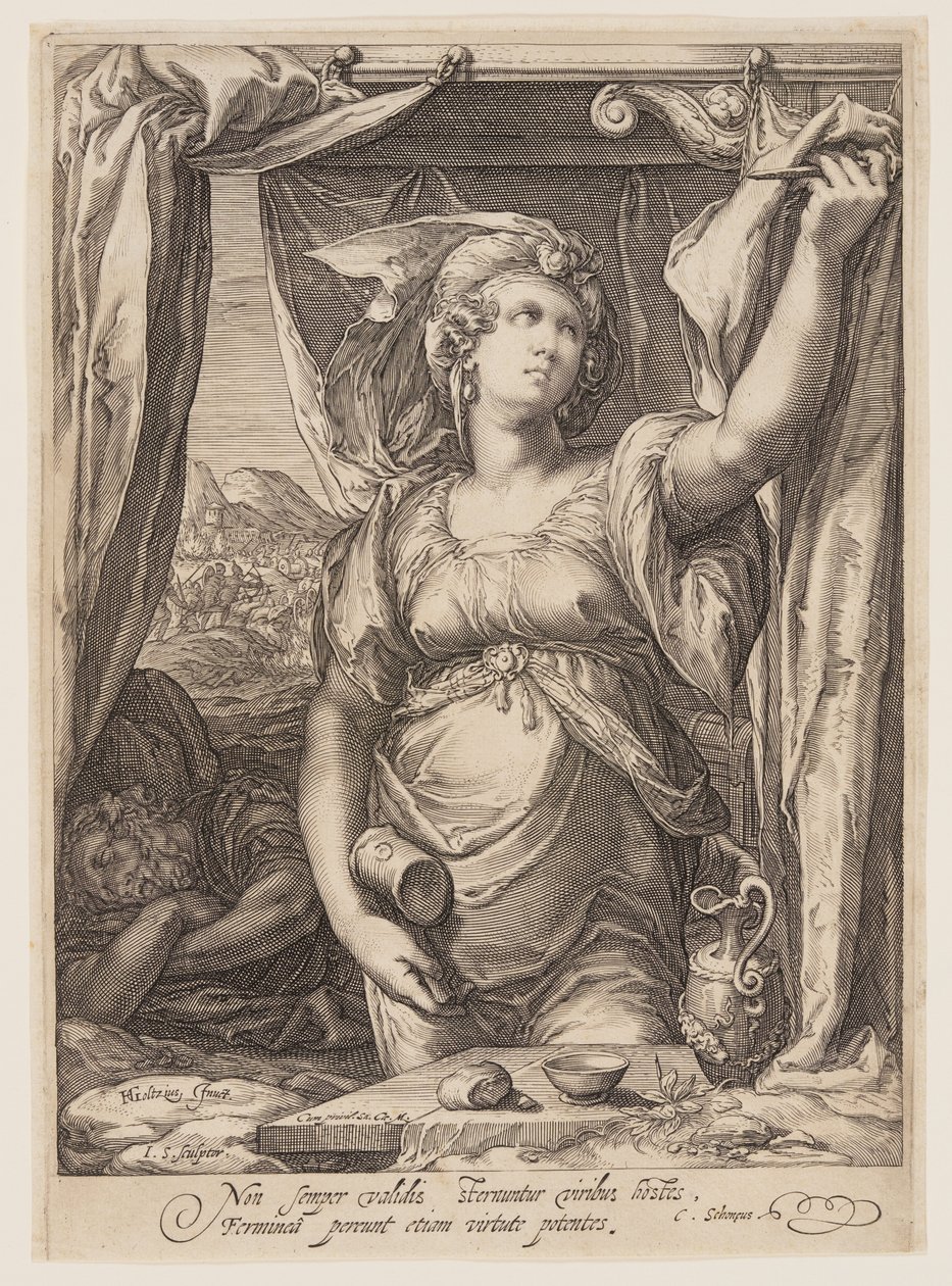 Jael and Sisera by Jan Saenredam
