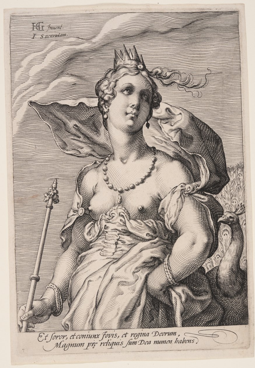 Juno, from Three Goddesses by Jan Saenredam