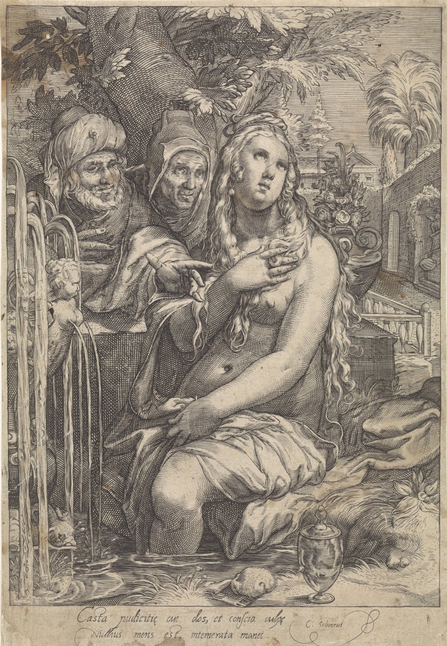 Susanna and the Elders by Jan Saenredam