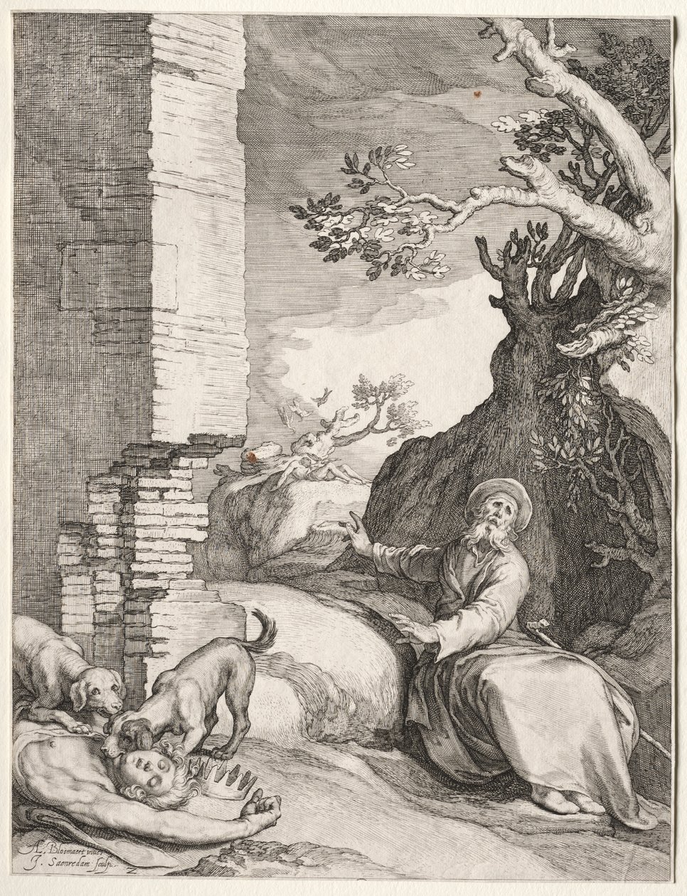 The Prediction of Ahijah by Jan Saenredam