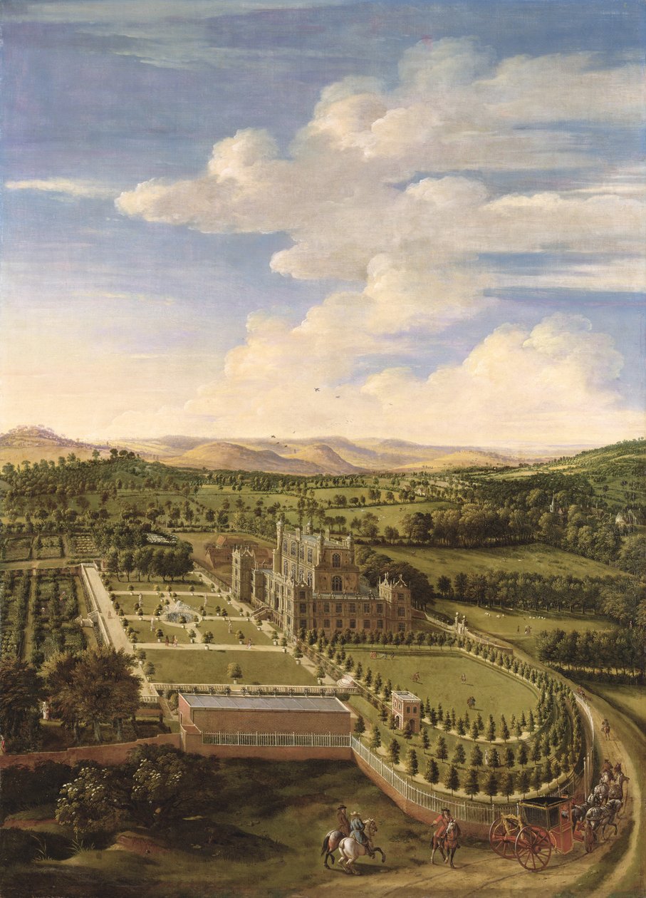 Wollaton Hall and Park, Nottingham by Jan Siberechts