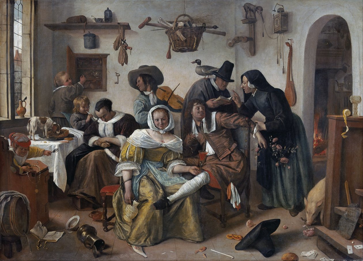 Beware of Luxury by Jan Steen