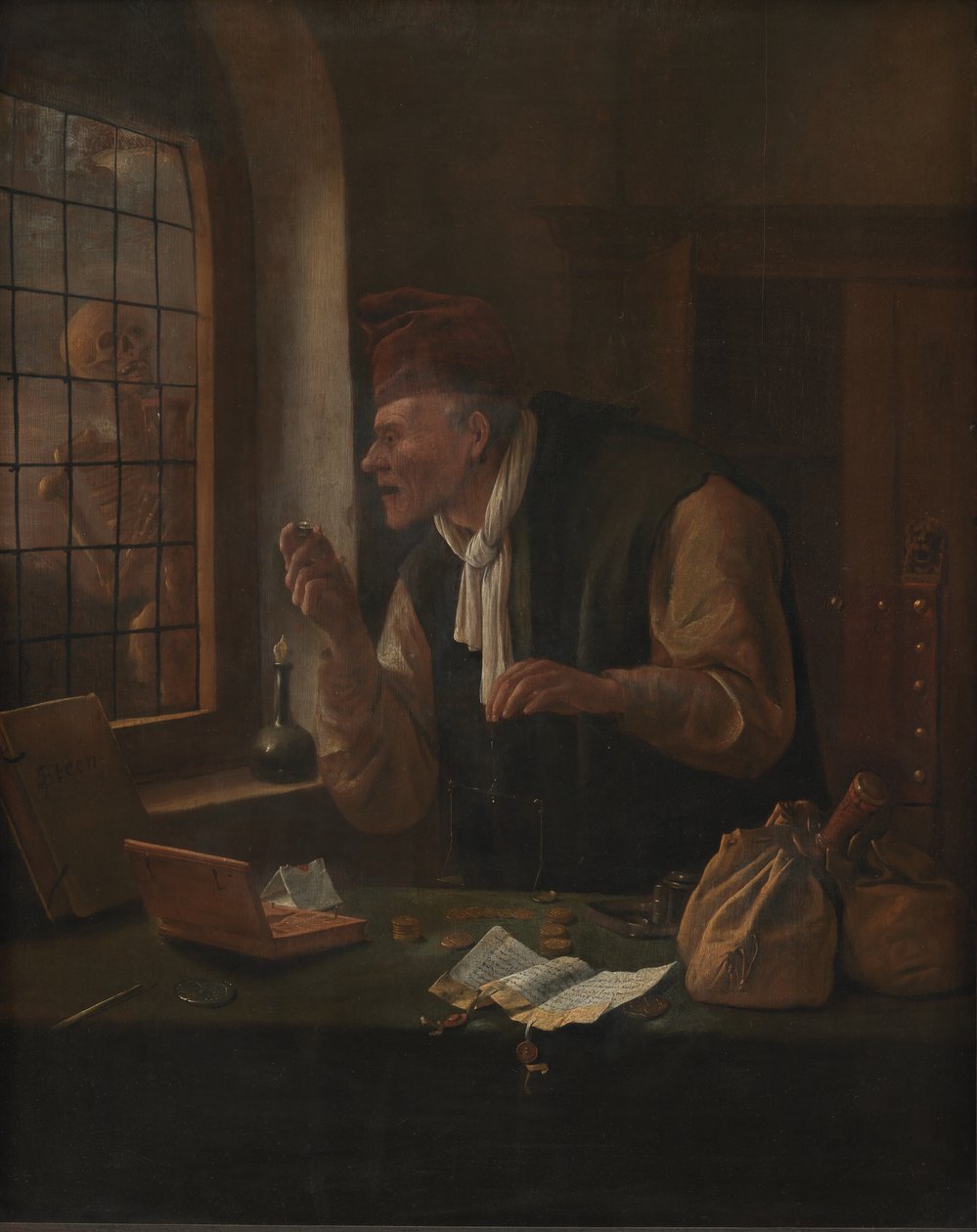 The Miser by Jan Steen