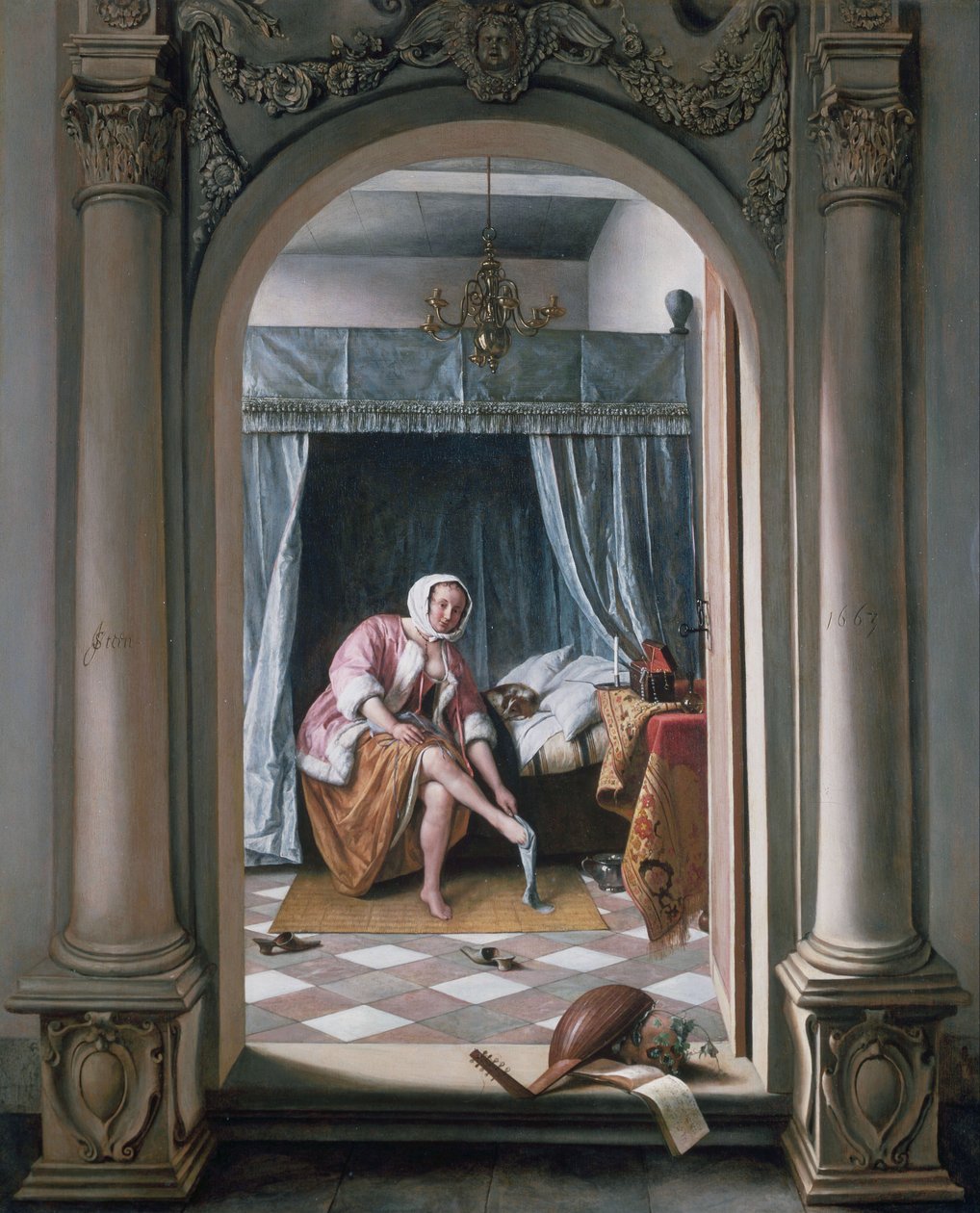 Woman at Her Toilet by Jan Steen