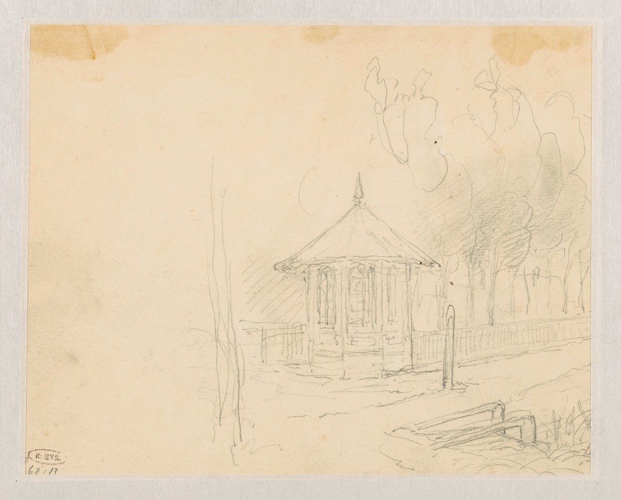 Sketch of a Teahouse by Jan Striening